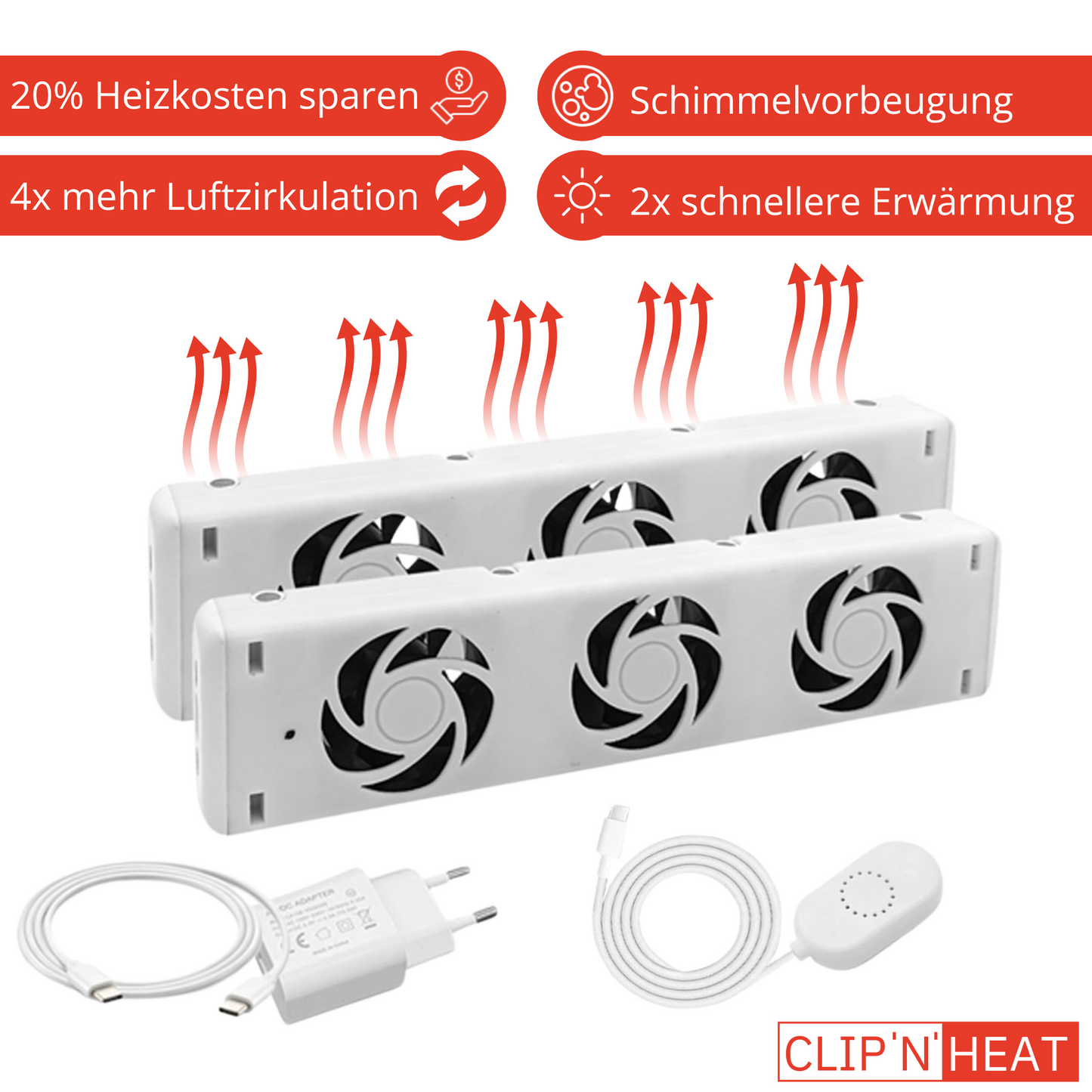 Heizkörperventilator - Double Set